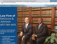 Tablet Screenshot of deciccio.com